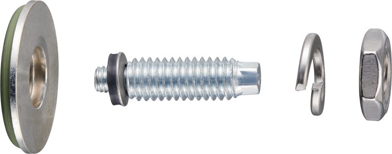 電子連接器 S-BT-ER HC HL 螺紋螺柱（不銹鋼，公制螺紋），適用於高度腐蝕環境中鋼材的電氣連接；建議連接電纜的最大橫截面為 120 平方毫米/AWG 4.0