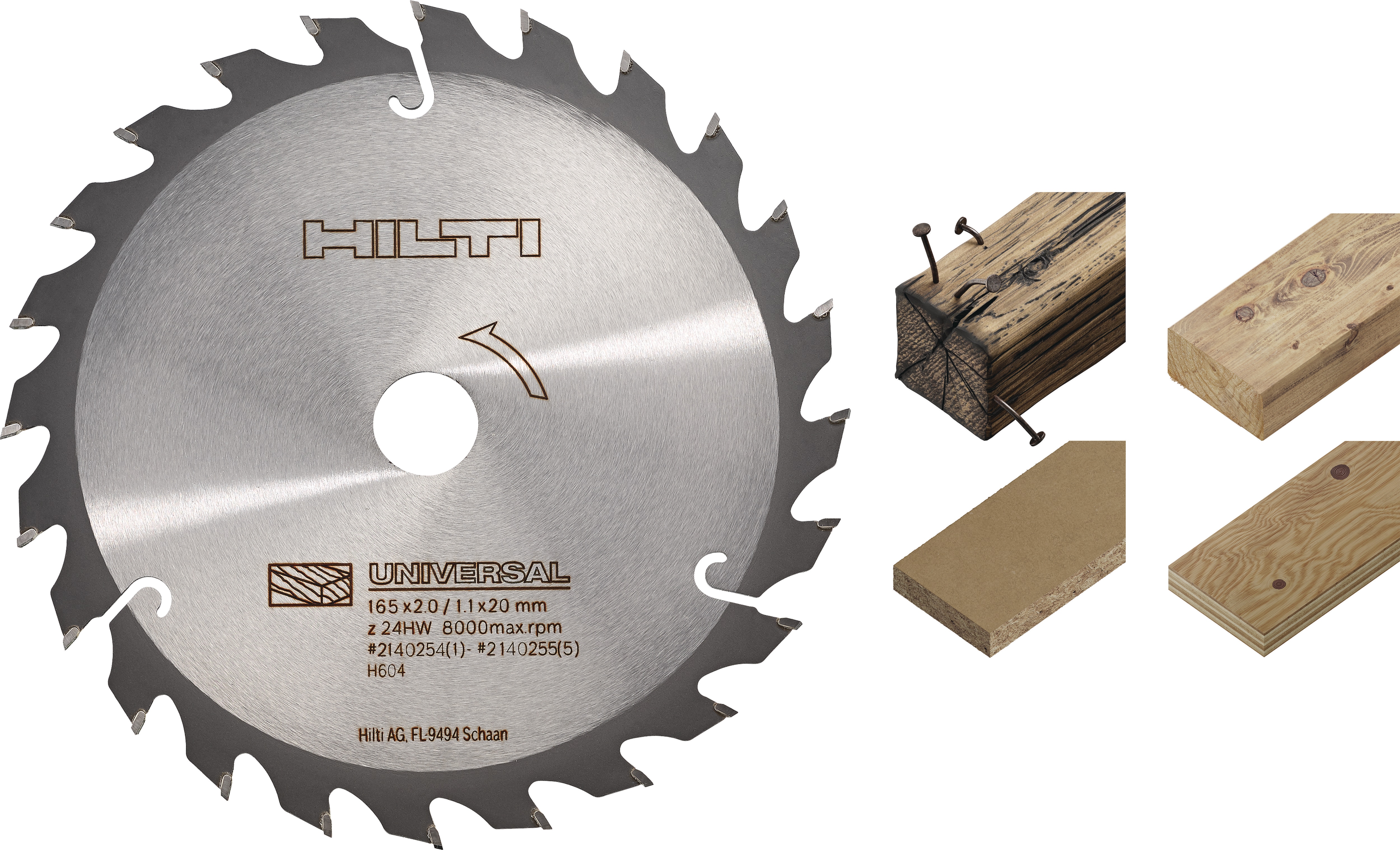 Wood circular saw blade - Saw blades - Hilti Hong Kong