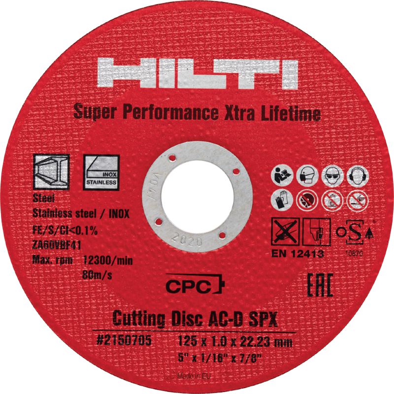 SPX cutting disc - Cutting Abrasive Discs - Hilti HongKong