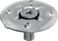 X-FCM-R 格柵緊固碟 (不鏽鋼) 不鏽鋼格柵緊固碟，用於在高度腐蝕環境中用螺紋螺栓固定地板格柵